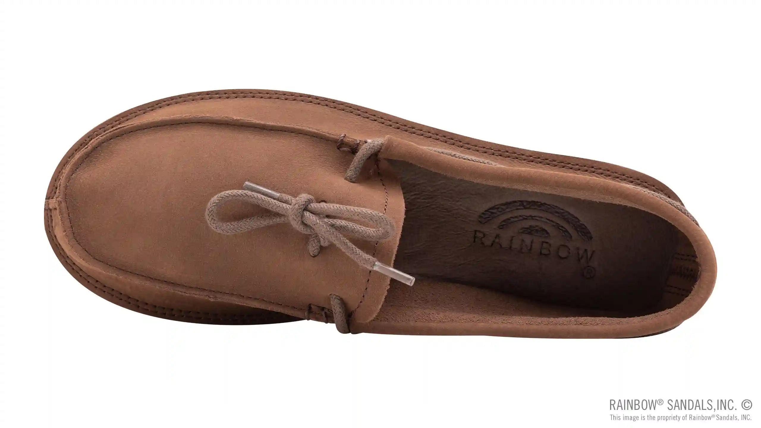 Women's Single Layer Milled Leather Mocca Loaf - Image 3