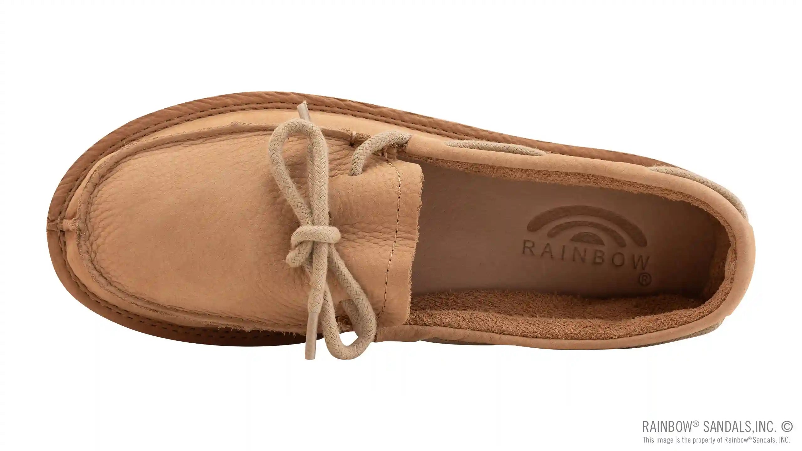 Women's Single Layer Milled Leather Mocca Loaf - Image 13