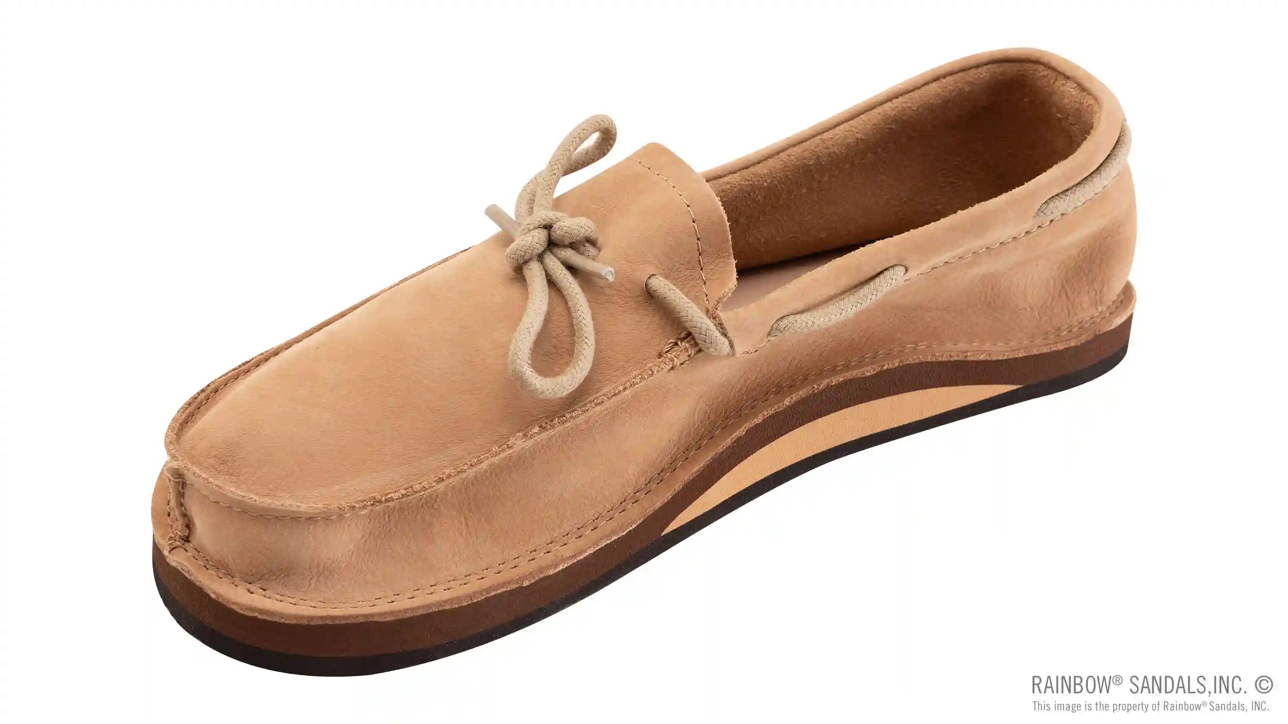 Women's Single Layer Milled Leather Mocca Loaf - Image 11