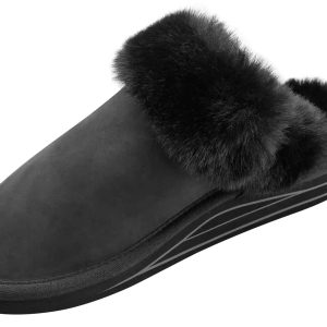 Sunset Snugs2 - Leather. Fleece Lined Slipper Double Layer Arch