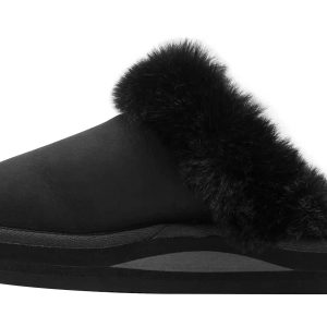 Sunset Snugs - Leather. Fleece Lined Slipper Single Layer Arch