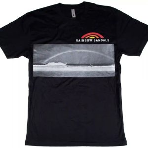 Men's T-Shirt Rainbow over the Pipeline Wave