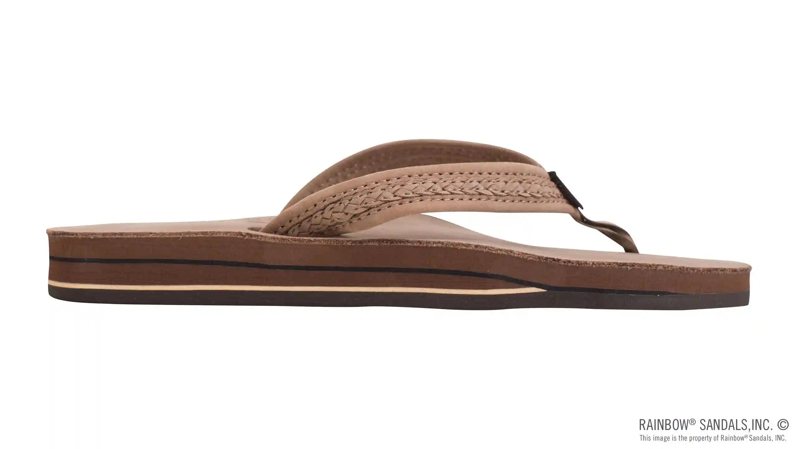 The Willow – Double Layer Arch Support Premier Leather with Inset Double Braided 3/4 Medium Strap - Image 9