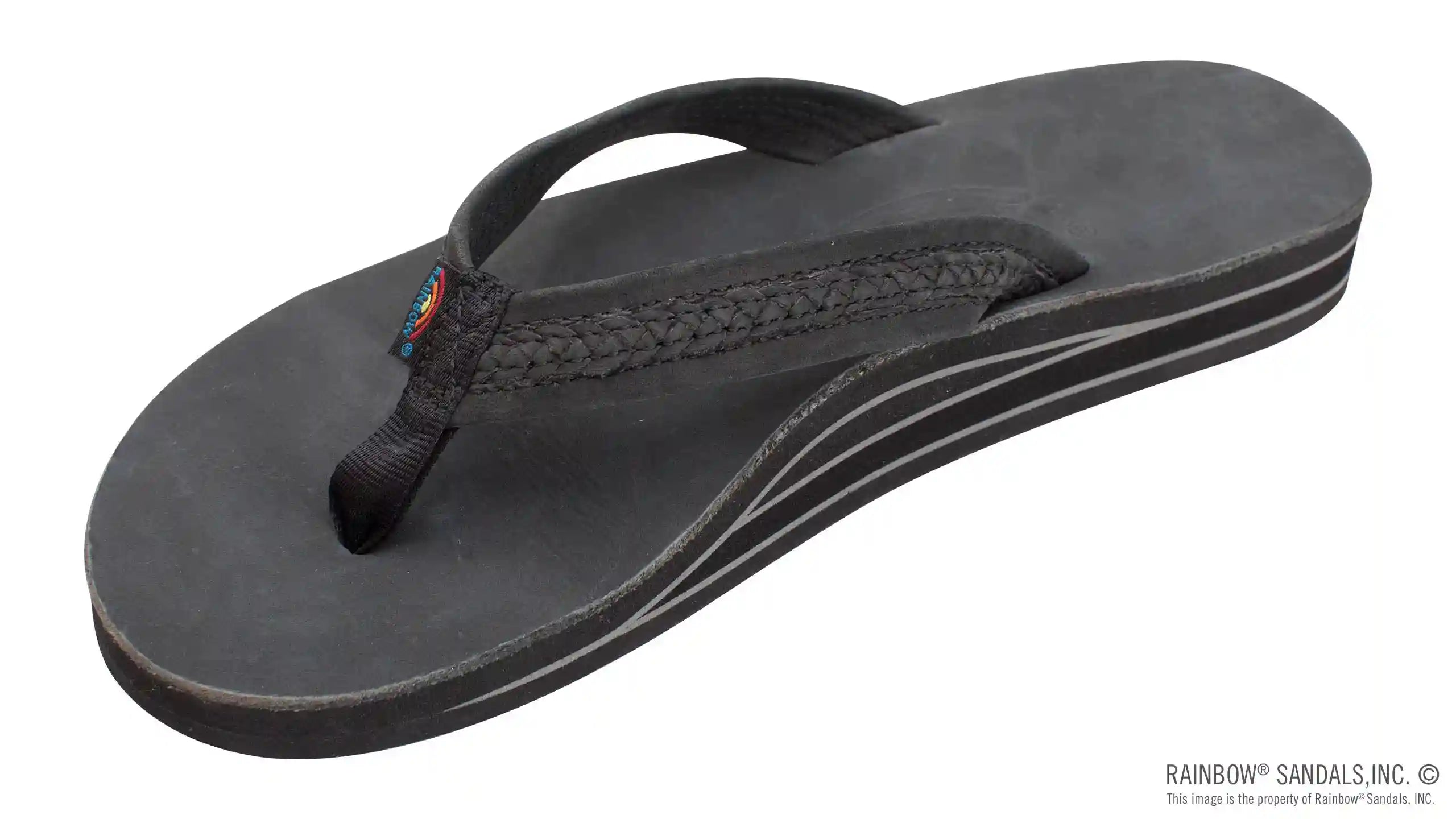 The Willow – Double Layer Arch Support Premier Leather with Inset Double Braided 3/4 Medium Strap - Image 21